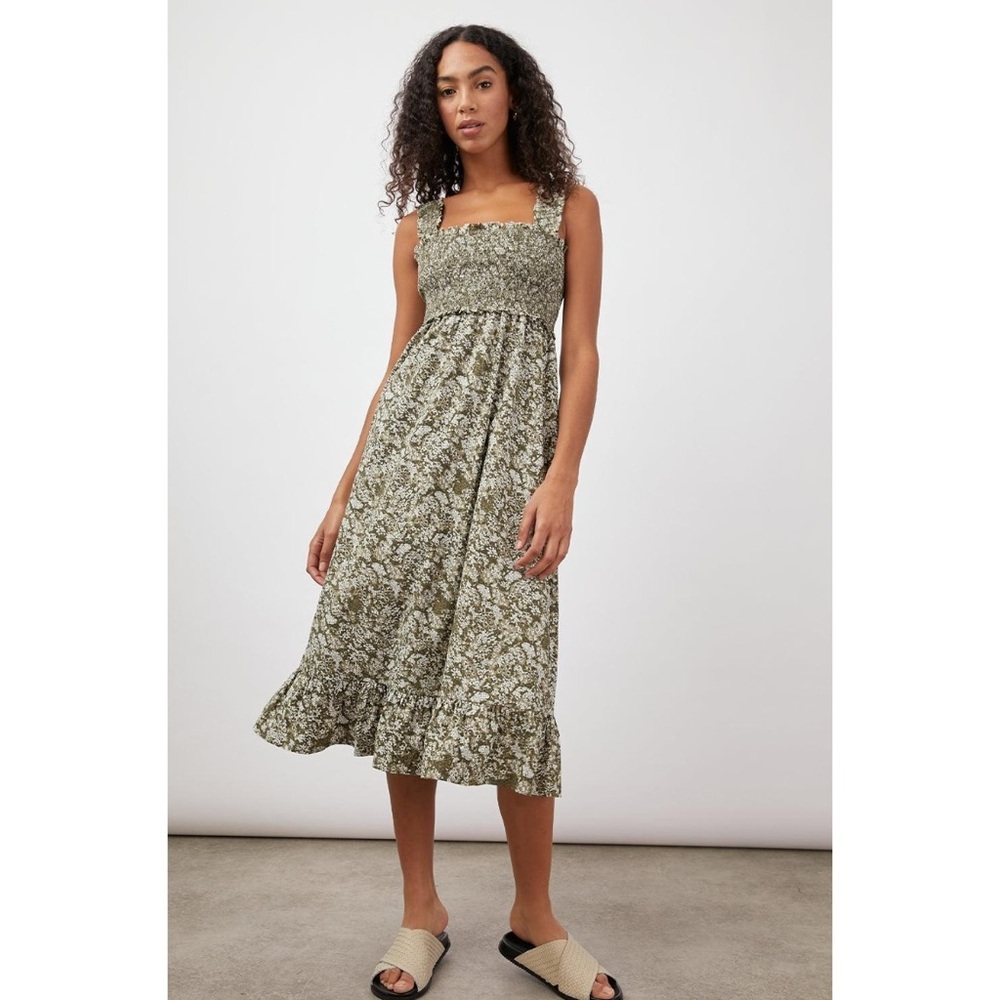 Rails Rumi Midi Dress in Olive Vine